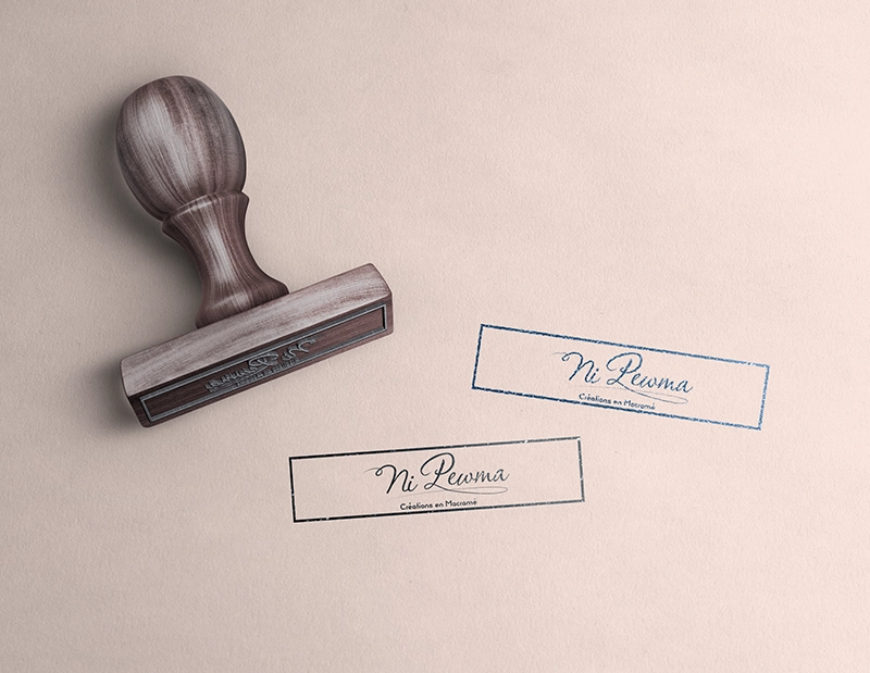 Tampons Texte de Ni Pewma