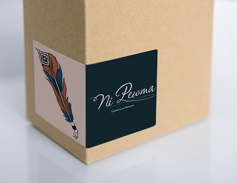 Étiquette de transport Ni Pewma