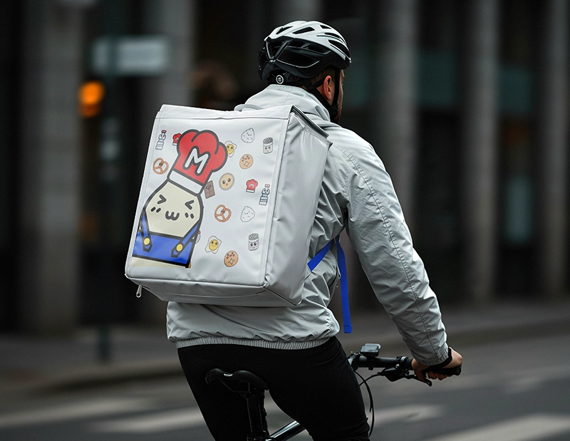 Livraison et branding Super Mayo