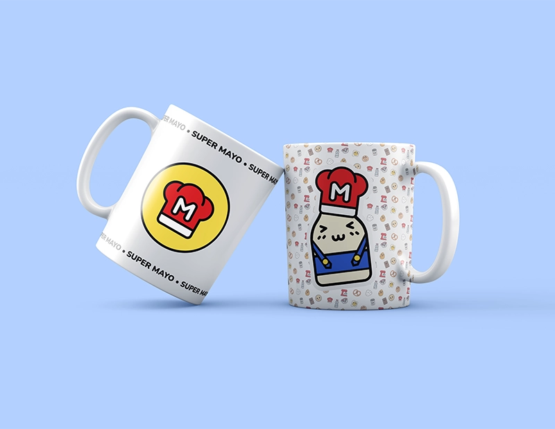 Tasses personnalisées Super Mayo