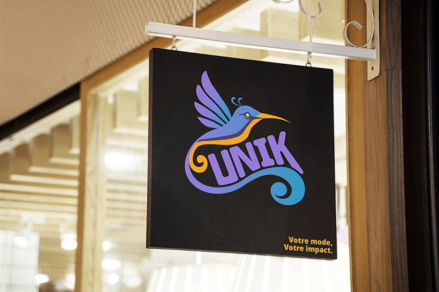 Devanture boutique UNIK